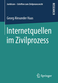 Vorderes Coverbild Internetquellen im Zivilprozess