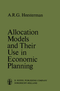 Vorderes Coverbild Allocation Models and their Use in Economic Planning