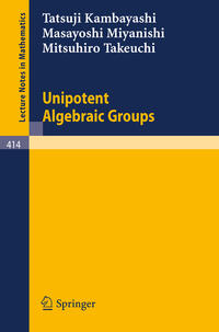 Vorderes Coverbild Unipotent Algebraic Groups