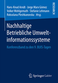 Vorderes Coverbild Nachhaltige Betriebliche Umweltinformationssysteme
