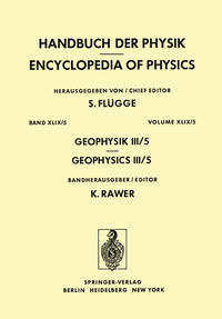 Vorderes Coverbild Geophysik III / Geophysics III