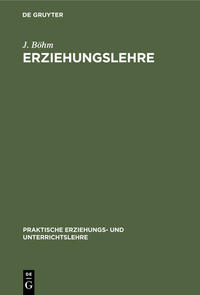 Vorderes Coverbild Erziehungslehre
