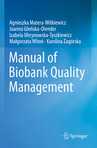 Vorderes Coverbild Manual of Biobank Quality Management