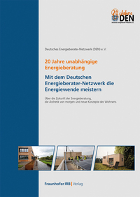 Vorderes Coverbild 20 Jahre unabhängige Energieberatung. Mit dem Deutschen Energieberater-Netzwerk die Energiewende meistern