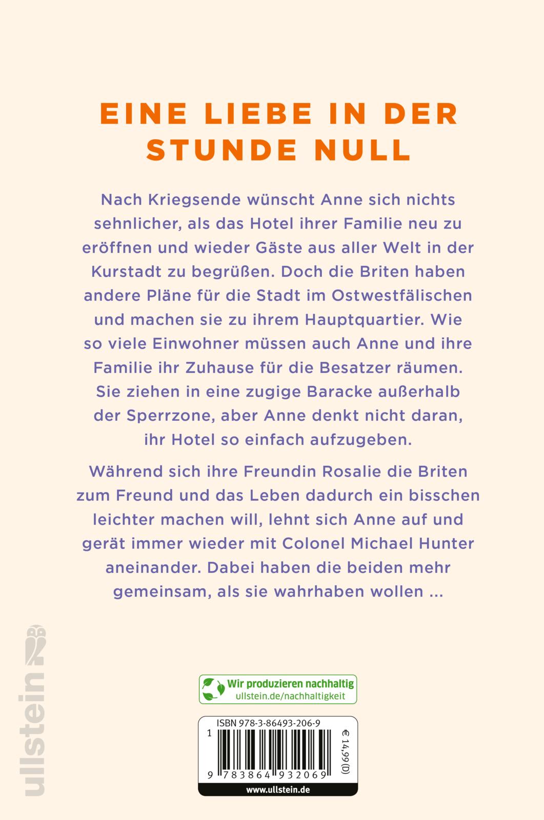 Rückseitencover Don't kiss Tommy. Eine Liebe in der Stunde Null