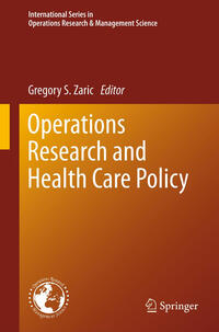Vorderes Coverbild Operations Research and Health Care Policy