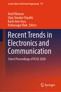Vorderes Coverbild Recent Trends in Electronics and Communication