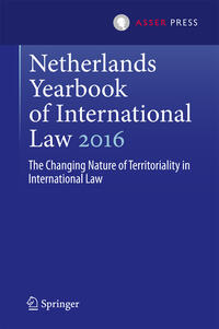 Vorderes Coverbild Netherlands Yearbook of International Law 2016