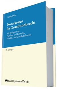 Vorderes Coverbild Notarkosten im Grundstücksrecht