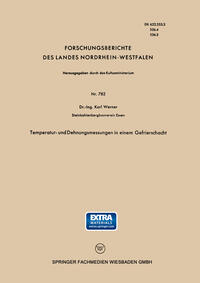 Vorderes Coverbild Temperatur- und Dehnungsmessungen in einem Gefrierschacht