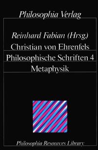 Vorderes Coverbild Philosophische Schriften / Metaphysik