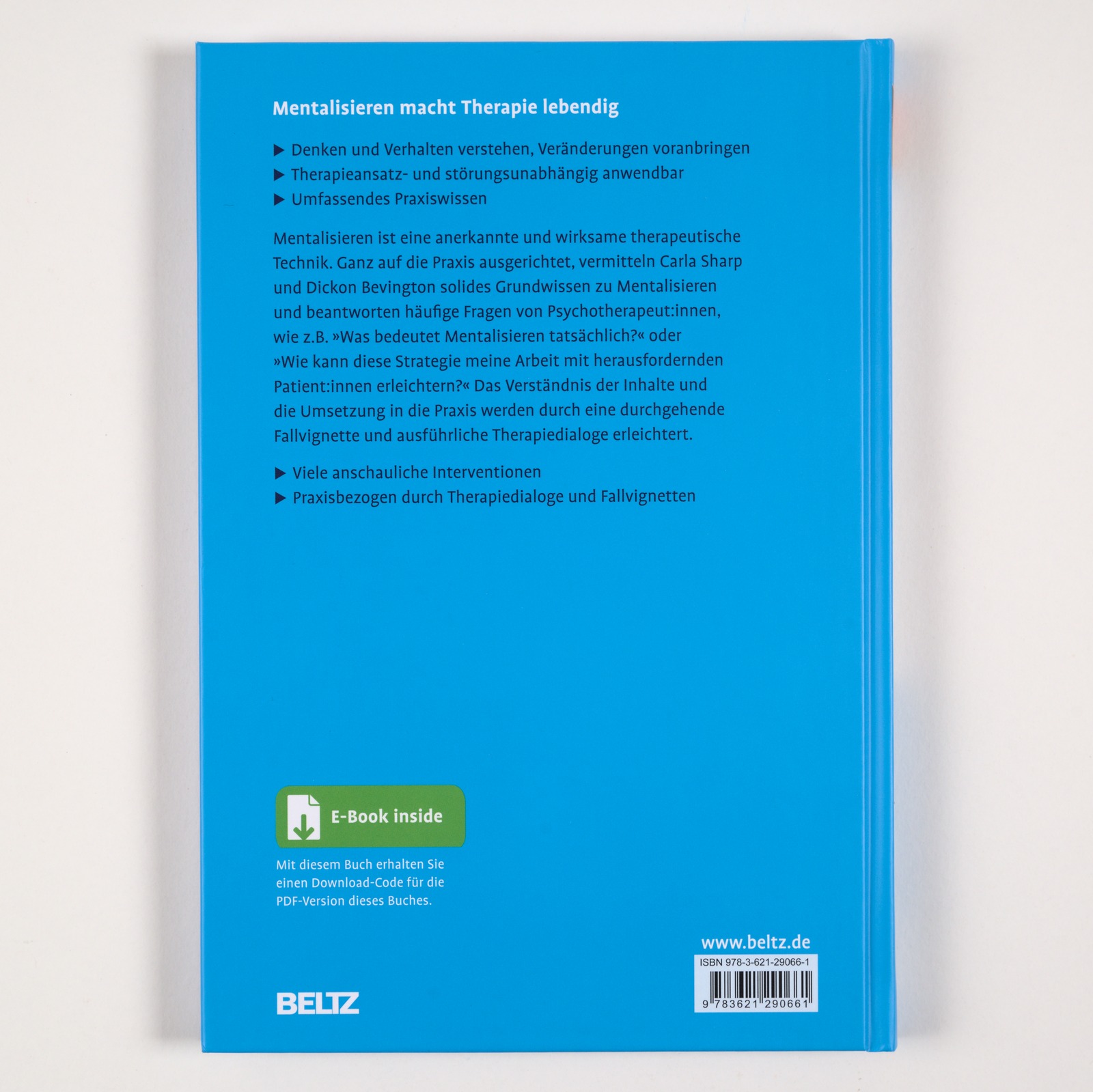 Rückseitencover Mentalisieren in der Psychotherapie