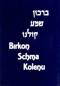 Vorderes Coverbild Birkon Schma Kolenu