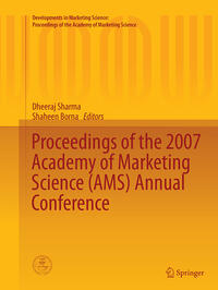 Vorderes Coverbild Proceedings of the 2007 Academy of Marketing Science (AMS) Annual Conference