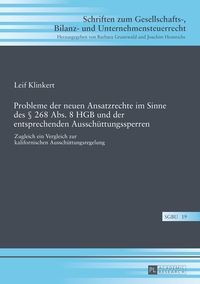 Vorderes Coverbild Probleme der neuen Ansatzrechte im Sinne des § 268 Abs. 8 HGB und der entsprechenden Ausschüttungssperren