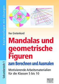 Vorderes Coverbild Mandalas und geometrische Figuren zum Berechnen und Ausmalen