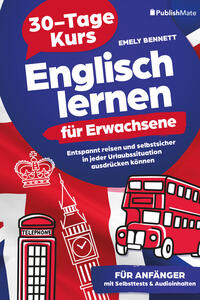 Vorderes Coverbild Englisch lernen für Erwachsene: 30-Tage-Kurs