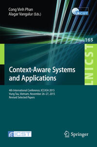 Vorderes Coverbild Context-Aware Systems and Applications