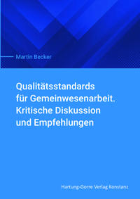 Vorderes Coverbild Qualitätsstandards für Gemeinwesenarbeit
