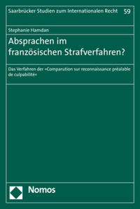 Vorderes Coverbild Absprachen im französischen Strafverfahren?