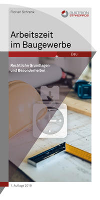 Vorderes Coverbild Arbeitszeit im Baugewerbe