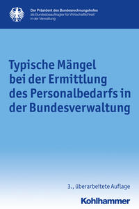 Vorderes Coverbild Typische Mängel bei der Ermittlung des Personalbedarfs in der Bundesverwaltung