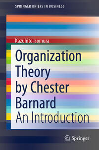 Vorderes Coverbild Organization Theory by Chester Barnard