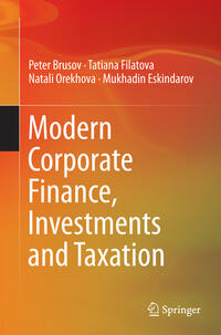 Vorderes Coverbild Modern Corporate Finance, Investments and Taxation