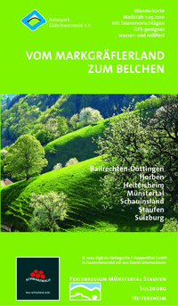 Vorderes Coverbild Vom Markgräflerland zum Belchen, Ferienregion Münstertal Staufen, Sulzburg, Heitersheim, Bad Krozingen