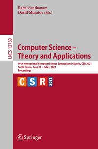 Vorderes Coverbild Computer Science – Theory and Applications