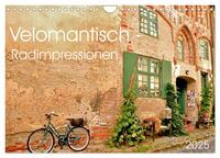 Vorderes Coverbild Velomantisch - Radimpressionen (Wandkalender 2025 DIN A4 quer), CALVENDO Monatskalender