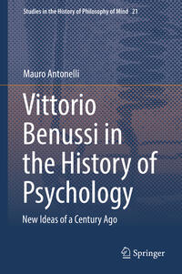 Vorderes Coverbild Vittorio Benussi in the History of Psychology
