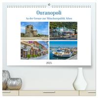 Vorderes Coverbild Ouranopoli - An der Grenze zur Mönchsrepublik Athos (hochwertiger Premium Wandkalender 2025 DIN A2 quer), Kunstdruck in Hochglanz