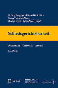 Vorderes Coverbild Schiedsgerichtsbarkeit