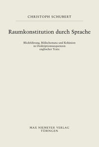 Vorderes Coverbild Raumkonstitution durch Sprache