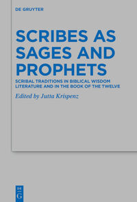 Vorderes Coverbild Scribes as Sages and Prophets