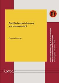 Vorderes Coverbild Brachflächenrevitalisierung aus Investorensicht