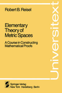 Vorderes Coverbild Elementary Theory of Metric Spaces