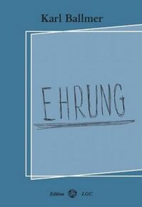 Vorderes Coverbild Ehrung – des Philosophen Herman Schmalenbach