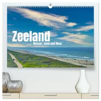 Vorderes Coverbild Zeeland - Wasser, Sand und Meer (hochwertiger Premium Wandkalender 2025 DIN A2 quer), Kunstdruck in Hochglanz