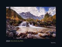 Vorderes Coverbild Wildnis Alpen - KUNTH Wandkalender 2024