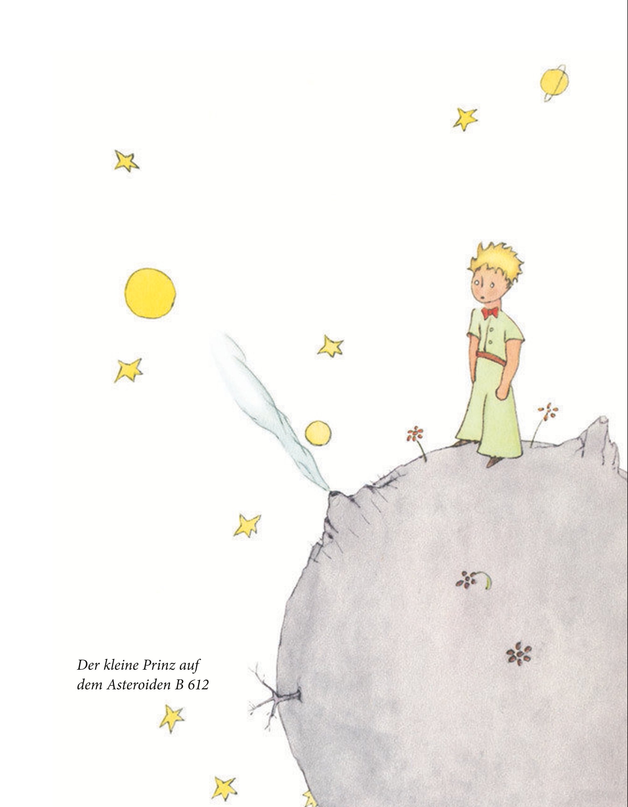 Beispielinhalt (Bild) Der kleine Prinz. Die Originalausgabe