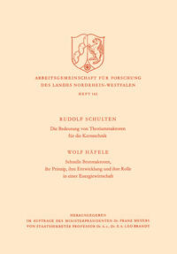 Vorderes Coverbild Die Bedeutung von Thoriumreaktoren für die Kerntechnik