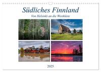 Vorderes Coverbild Südliches Finnland (Wandkalender 2025 DIN A3 quer), CALVENDO Monatskalender