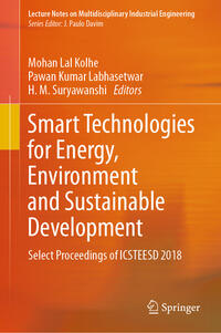 Vorderes Coverbild Smart Technologies for Energy, Environment and Sustainable Development