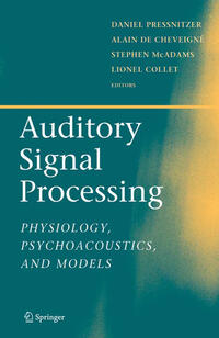 Vorderes Coverbild Auditory Signal Processing