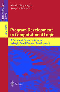 Vorderes Coverbild Program Development in Computational Logic