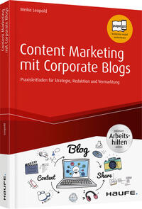 Vorderes Coverbild Content Marketing mit Corporate Blogs - inkl. Arbeitshilfen online