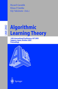 Vorderes Coverbild Algorithmic Learning Theory