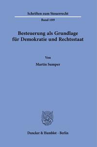 Vorderes Coverbild Besteuerung als Grundlage für Demokratie und Rechtsstaat.